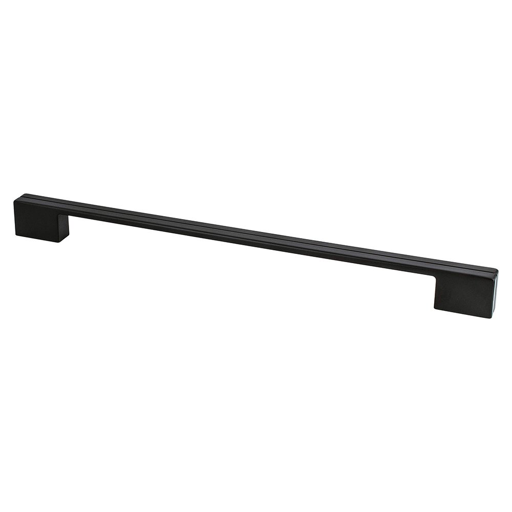 Berenson Hardware 12 5/8" Centers Uptown Appeal Pull in Matte Black