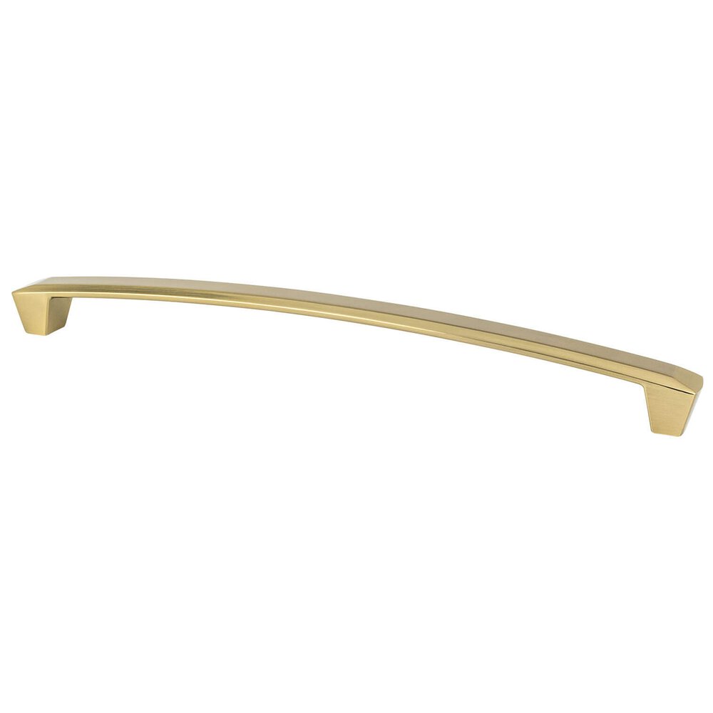 Berenson Hardware 12" Centers Appliance Pull in Modern Brushed Gold