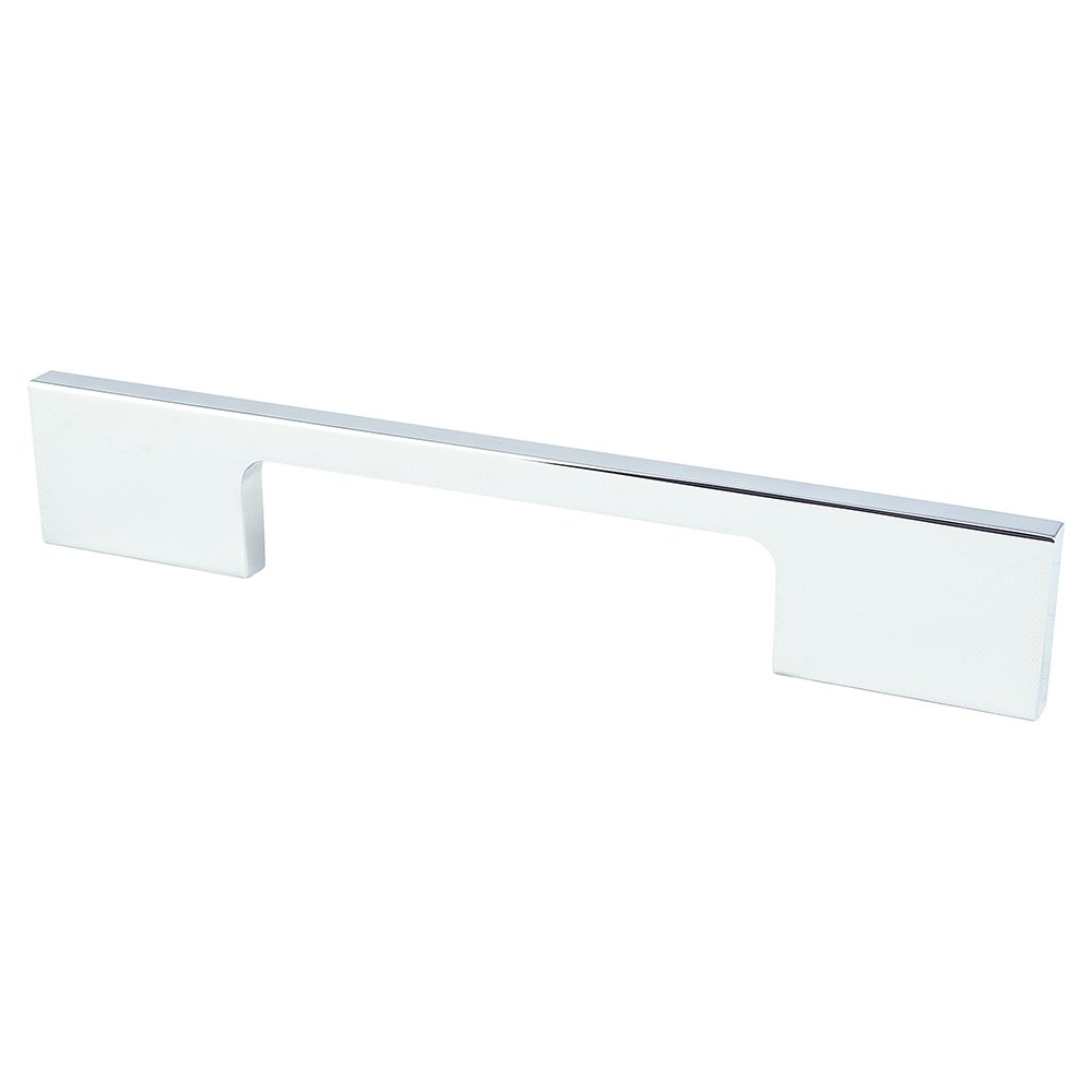 Berenson Hardware 96mm Centers Rectangle Pull in Polished Chrome