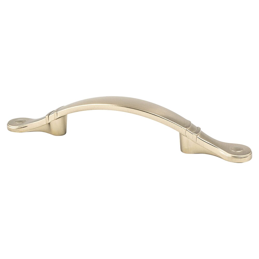 Berenson Hardware 3" Centers Ringed Arch Pull in Champagne