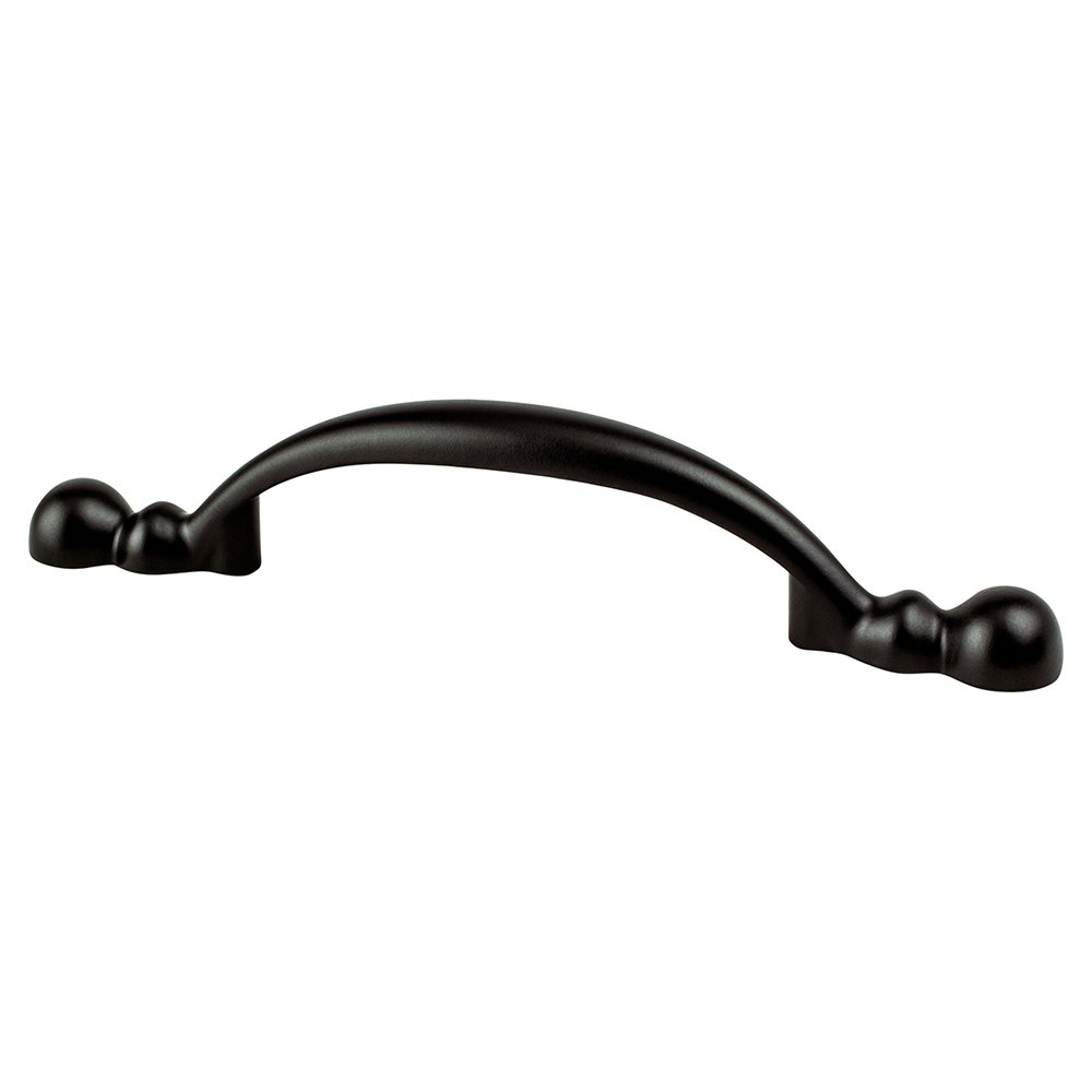 Berenson Hardware 3" Centers Rounded End Pull in Matte Black