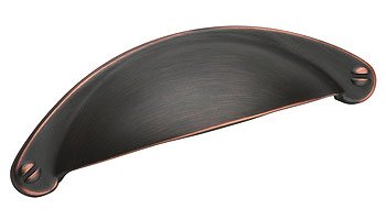 Amerock Oil Rubbed Bronze Cup Pull 2 1/2" Centers