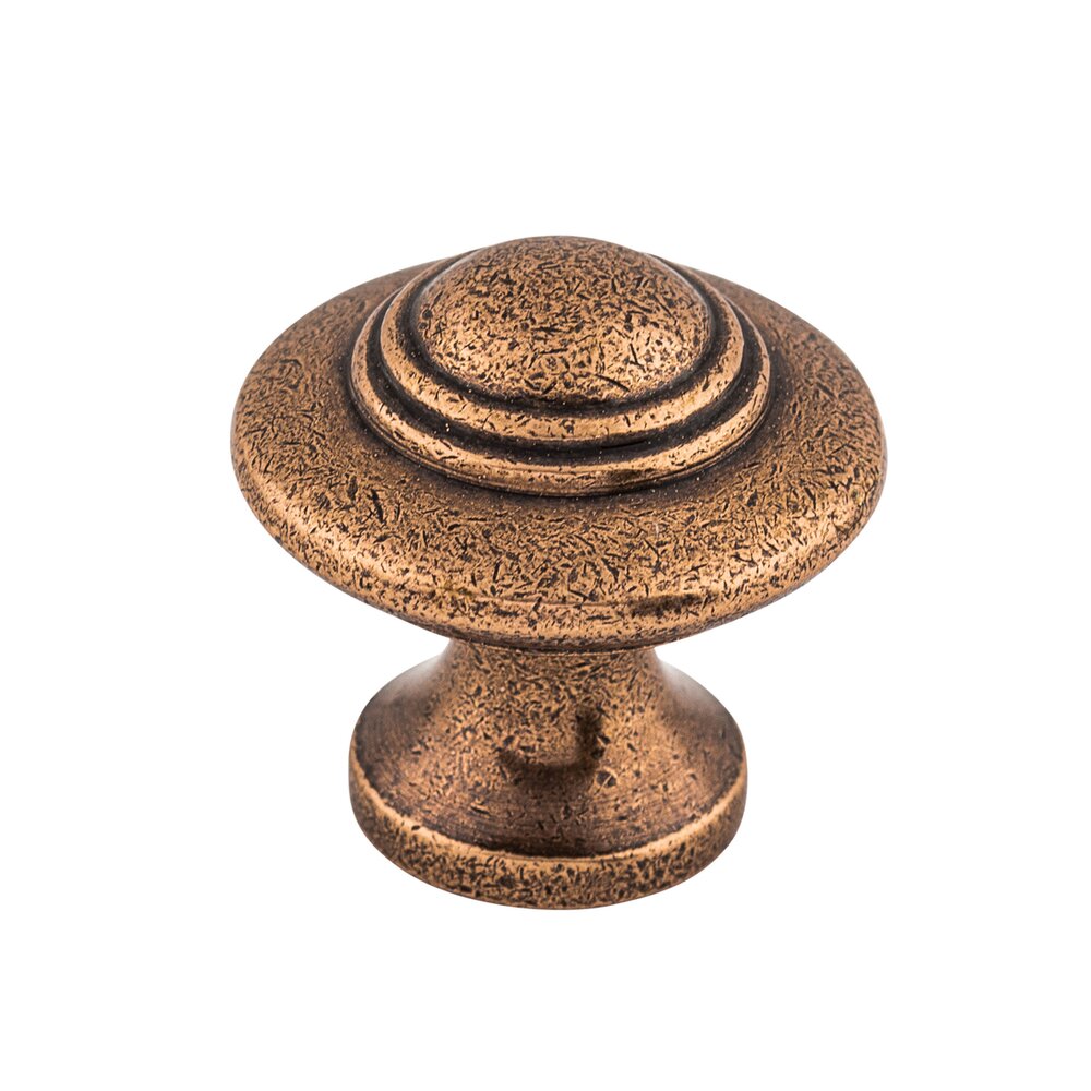 Top Knobs Ascot 1 1/4" Diameter Mushroom Knob in Old English Copper