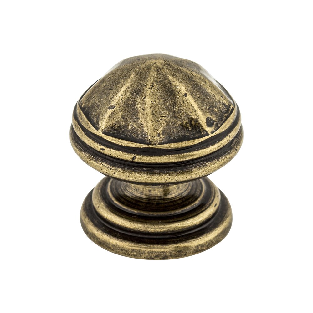 Top Knobs London 1 1/4" Diameter Mushroom Knob in German Bronze