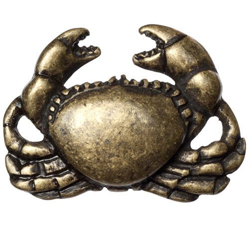 Big Sky Hardware Crab Knob in Antique Brass
