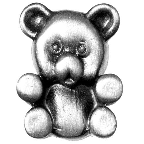 Big Sky Hardware Teddy Bear Knob in Pewter