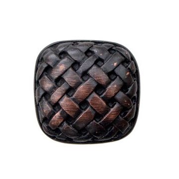 Big Sky Hardware Basket Weave Knob in Oil Rubbed Bronze