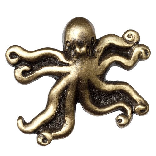 Big Sky Hardware Octopus Knob in Antique Brass