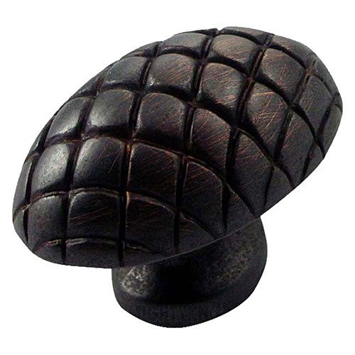 Big Sky Hardware Large Quilted Egg Knob in Oil Rubbed Bronze
