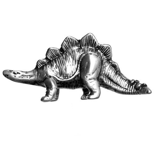Big Sky Hardware Stegosaurus Dinosaur Knob in Pewter