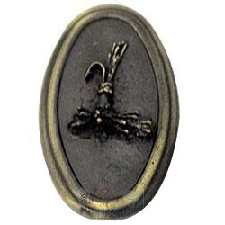 Novelty Hardware Trout Fly Oval Knob in Oil Rubbed Bronze