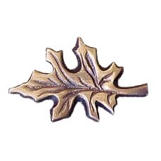 Novelty Hardware Oak Leaf Knob in Nickel