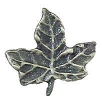 Novelty Hardware Leaf #4 Knob in Antique Copper