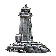 Novelty Hardware Stand Alone Lighthouse Knob in Oil Rubbed Bronze