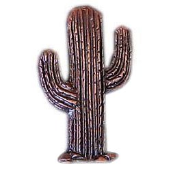 Novelty Hardware Small Cactus Knob in Antique Brass