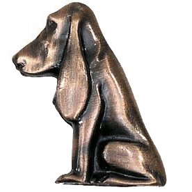 Novelty Hardware Flop Ear Dog Knob in Oil Rubbed Bronze