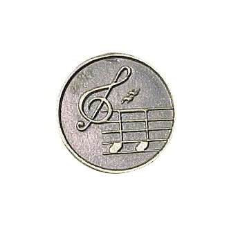 Novelty Hardware Musical Notes Knob in Antique Brass