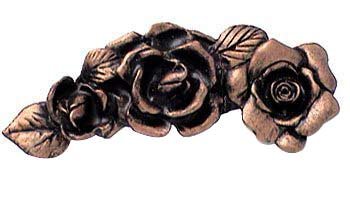 Carpe Diem Rose 3" Center Pull in Bronze