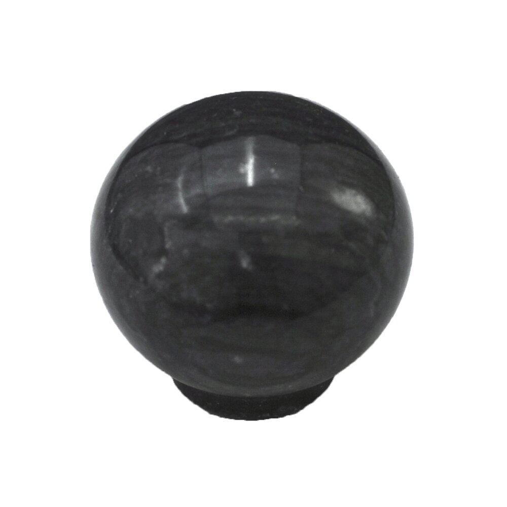 Cal Crystal Sphere Knob in Black