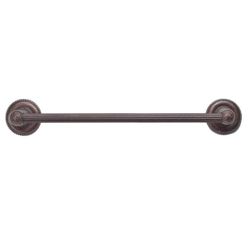 Carpe Diem 24" Center Towel Bar with 5/8" Reeded Center in Oil Rubbed Bronze