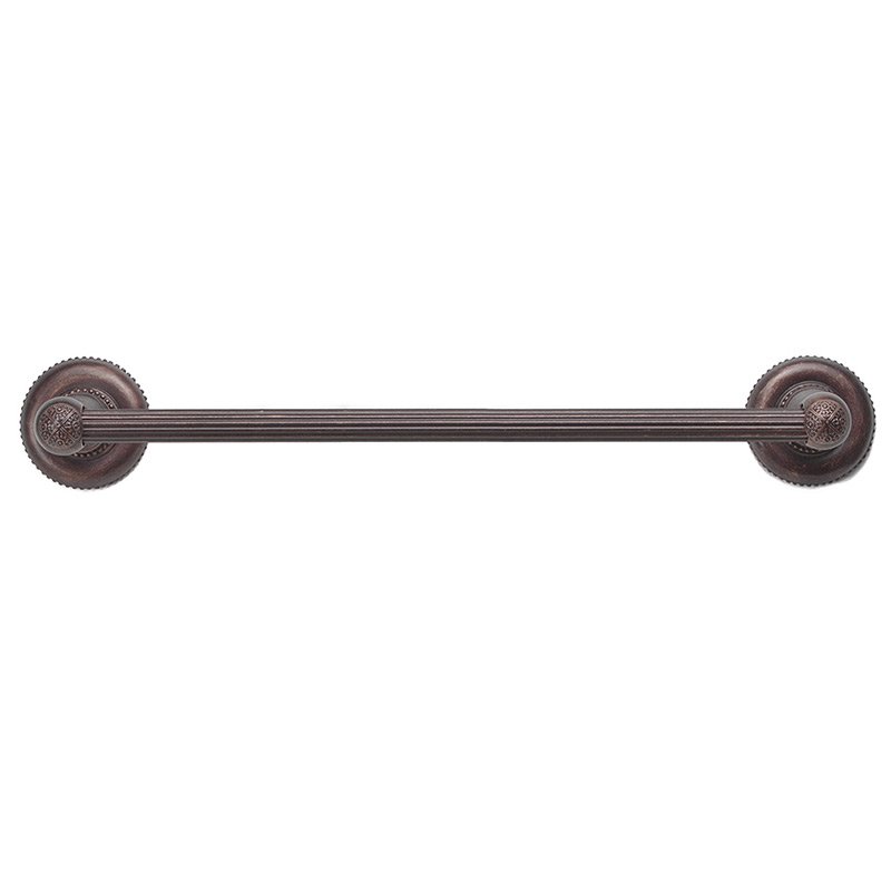 Carpe Diem 36" Center Towel Bar with 5/8" Reeded Center in Oil Rubbed Bronze