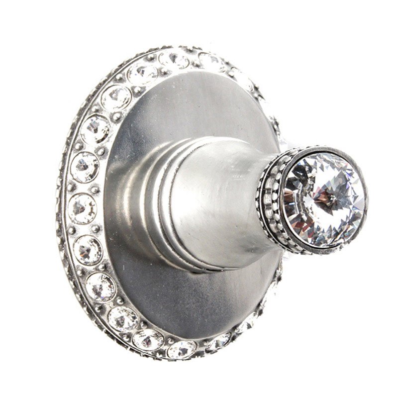 Carpe Diem Robe Hook with Large Backplate in Chalice with Crystal