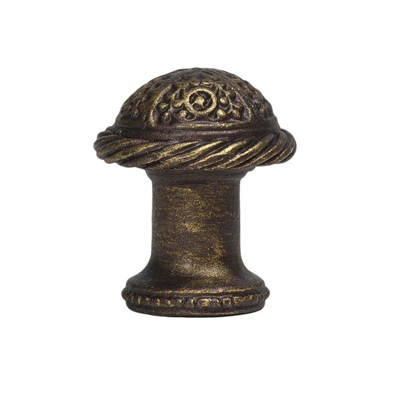 Carpe Diem 1" Knob in Antique Brass