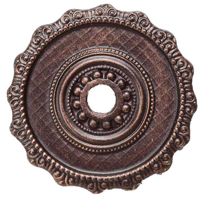 Carpe Diem Large Round Escutcheon in Oil Rubbed Bronze