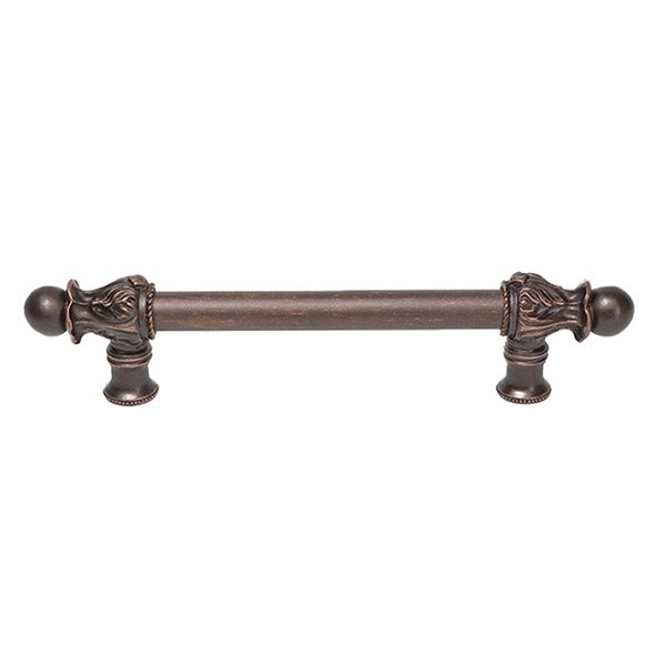 Carpe Diem 6" Centers Pull with 5/8" Smooth Center Romanesque Style in Oil Rubbed Bronze