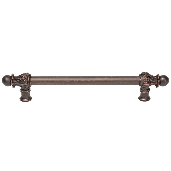 Carpe Diem Acanthus 9" Centers {Approx.} Pull Romanesque Style in Jet