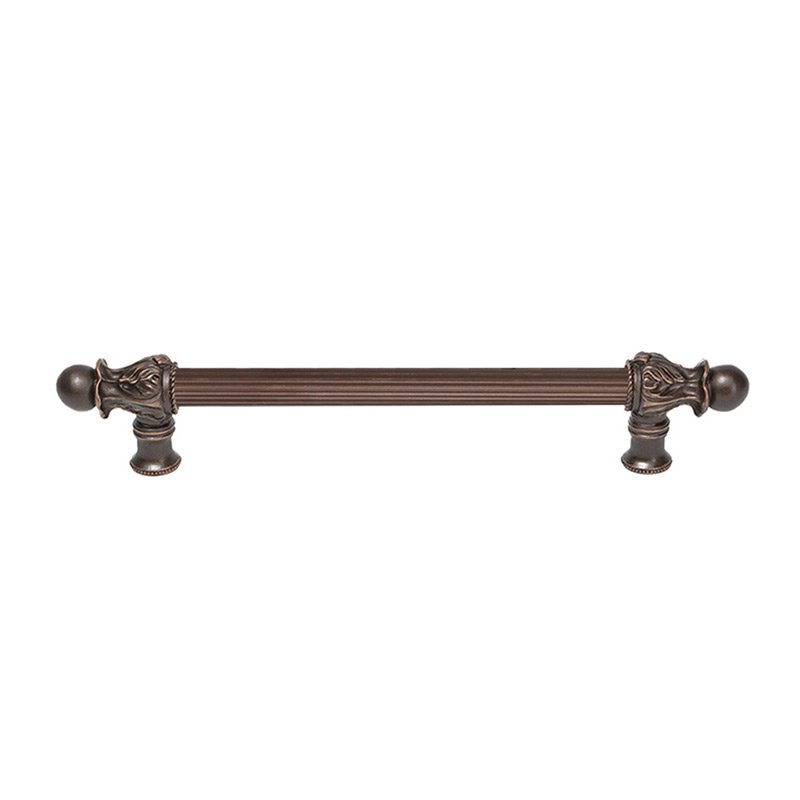 Carpe Diem 9" Centers Handle with 5/8" Reeded Center Romanesque Style in Oil Rubbed Bronze