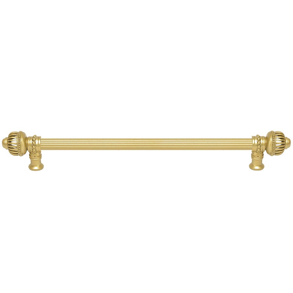 Carpe Diem 22" Centers Reeded Pull With Large Finial in Chrysalis