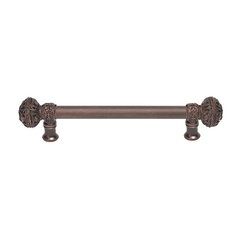 Carpe Diem 9" Centers Pull with Large Finial and 5/8" Smooth Center in Oil Rubbed Bronze