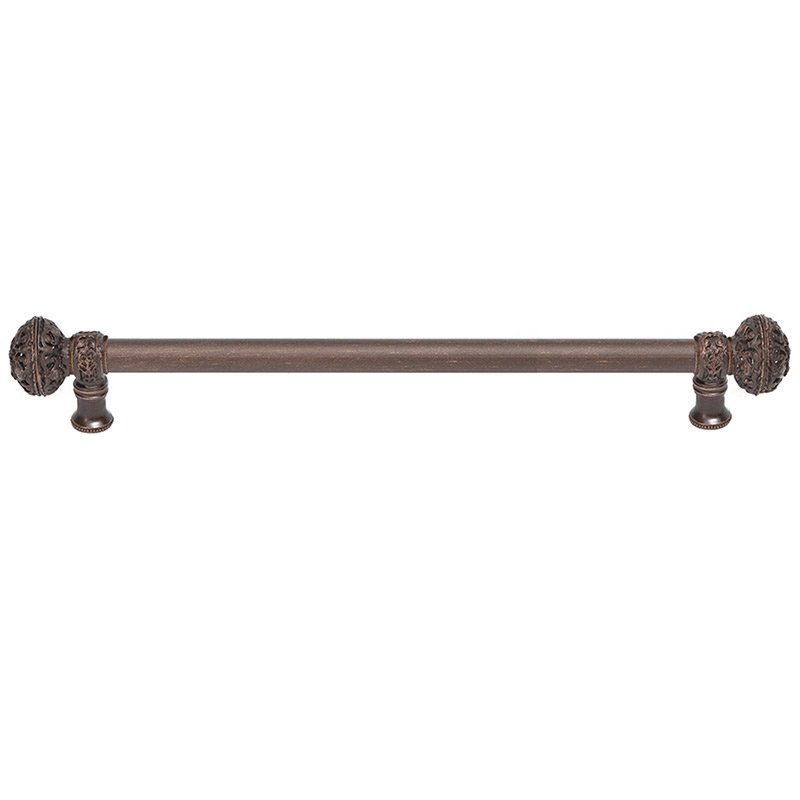 Carpe Diem 22" Centers Pull with Large Finial and 5/8" Smooth Center in Oil Rubbed Bronze