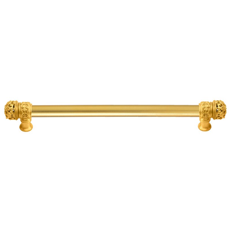Carpe Diem 22" Centers Pull with Small Finial and 5/8" Smooth Center in Satin Gold