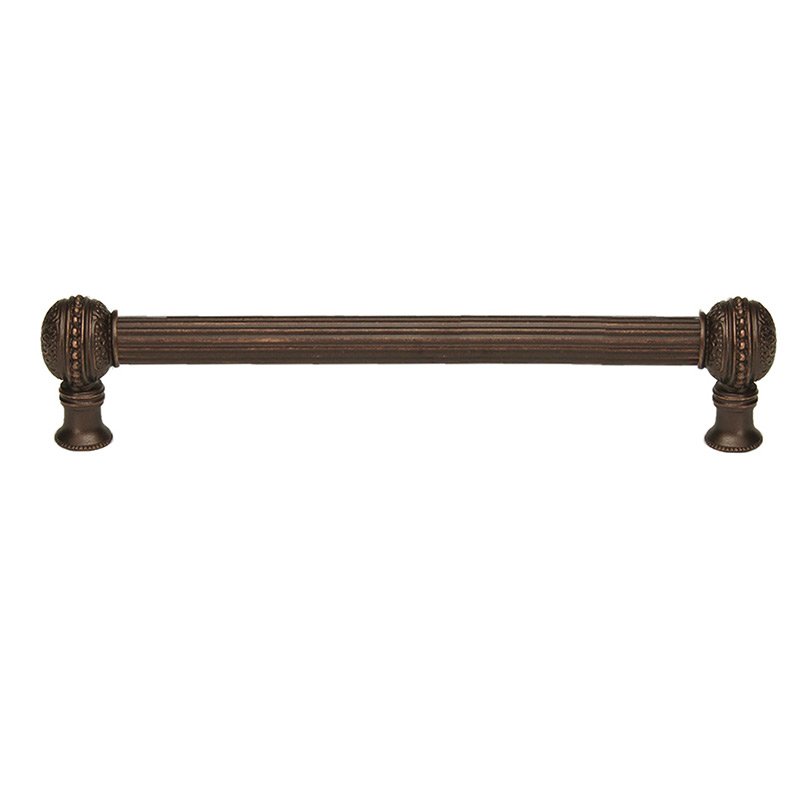 Carpe Diem 12" Centers With 5/8" Reeded Center Long Pull in Oil Rubbed Bronze