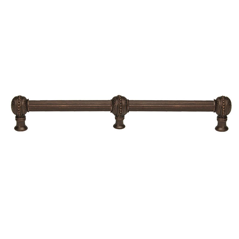 Carpe Diem 22" Centers With 5/8" Reeded Center Long Pull With Center Brace in Oil Rubbed Bronze
