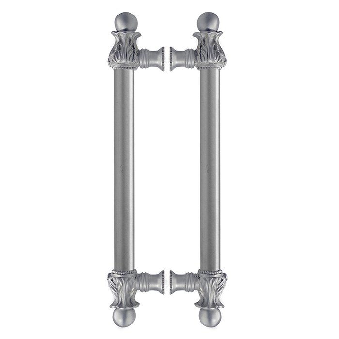 Carpe Diem Acanthus Back To Back 6" Centers With 5/8" Smooth Center Long Pull Romanesque Style in Oil Rubbed Bronze