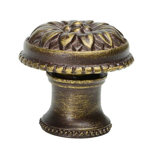 Carpe Diem Large Knob Rosette Style With Sleeve in Bronze