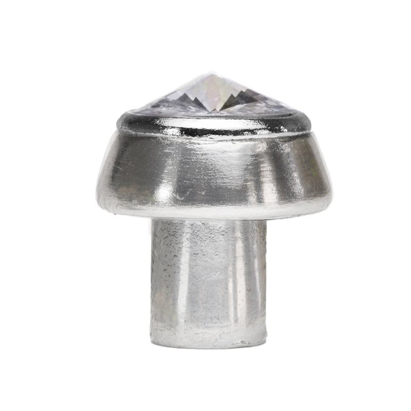 Carpe Diem 18mm Rivoli Swarovski Crystal Round Knob in Chalice with Crystal
