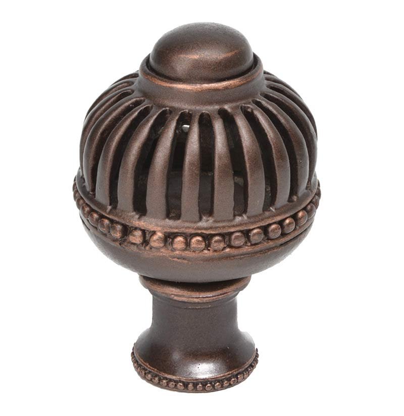 Carpe Diem Large Knob Rosette Style With Sleeve in Oil Rubbed Bronze