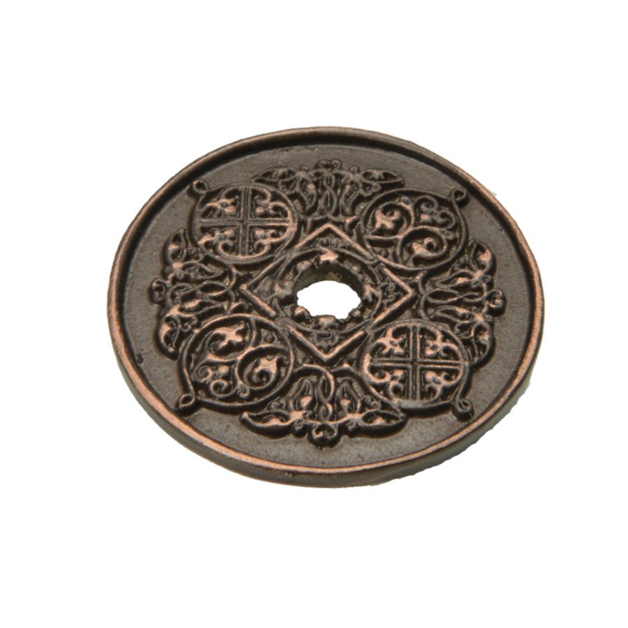Carpe Diem Small Round Backplate in Bronze