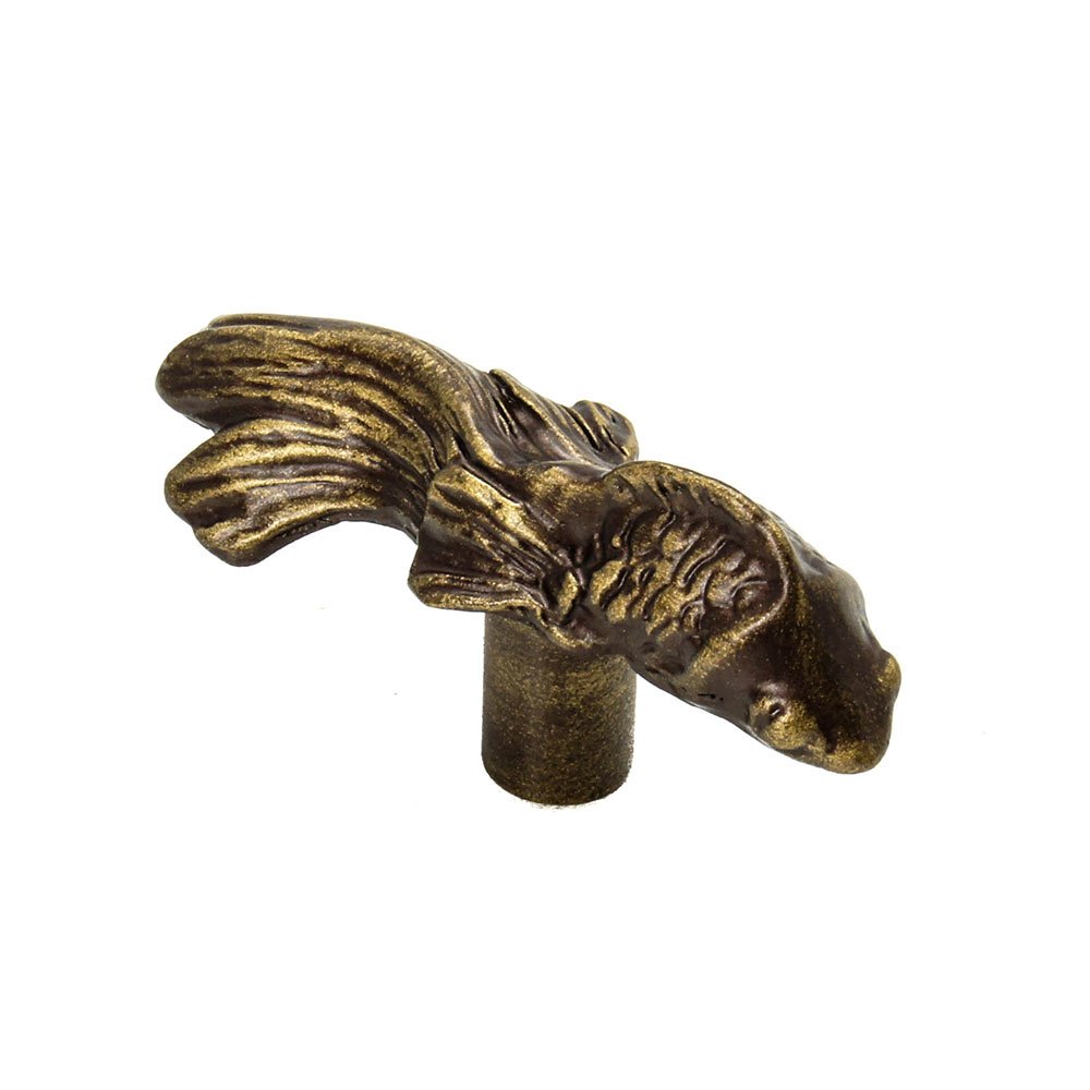 Carpe Diem Koi Fish Knob in Oil Rubbed Bronze