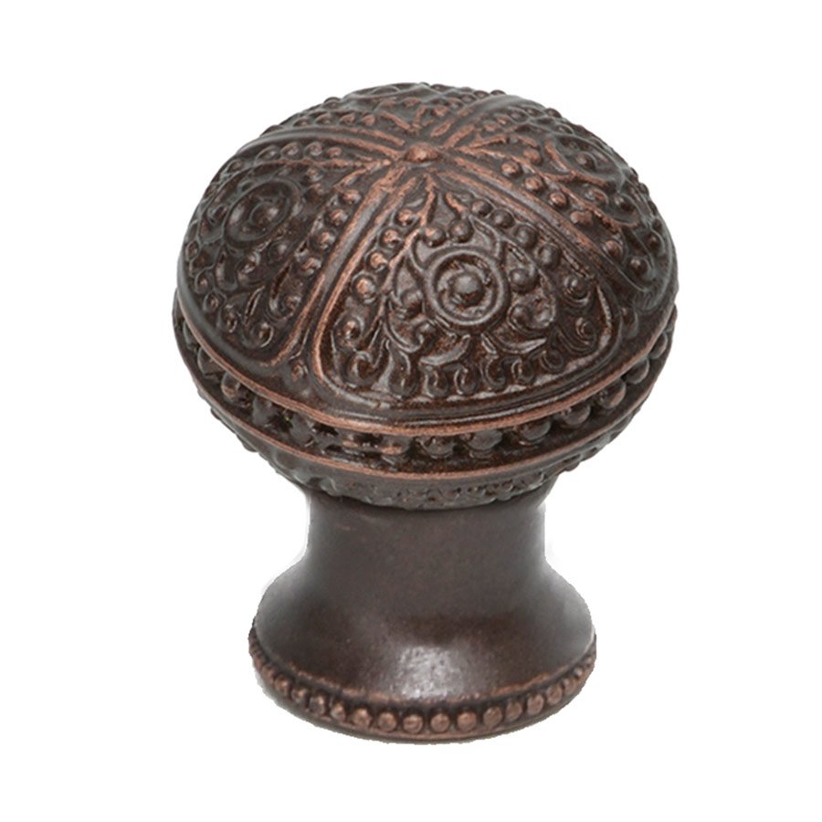 Carpe Diem Large Round Knob in Bronze