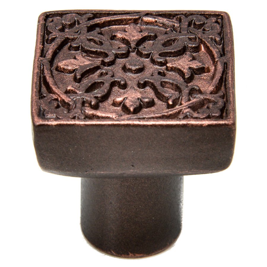 Carpe Diem Large Square Knob in Oil Rubbed Bronze