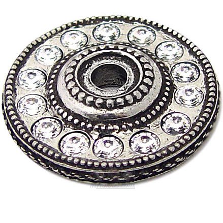 Carpe Diem Round Backplate in Chalice with Swarovski Crystal