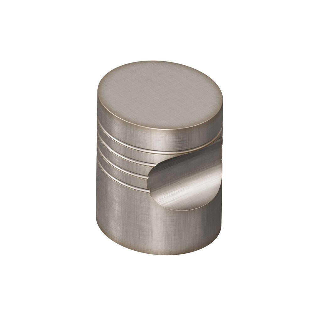 Colonial Bronze 3/4" Diameter Striped Knob in Pewter