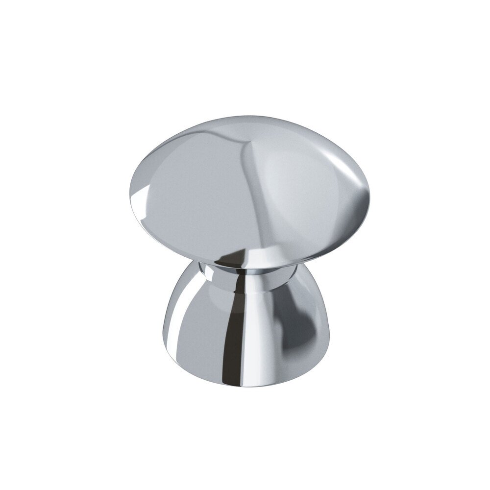 Colonial Bronze 3/4" Diameter Knob In Polished Chrome