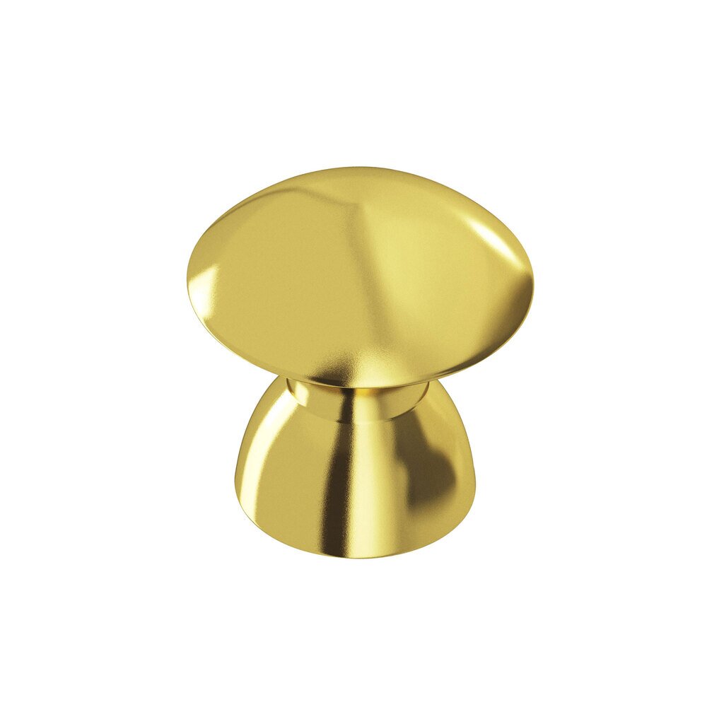 Colonial Bronze 3/4" Diameter Knob In French Gold