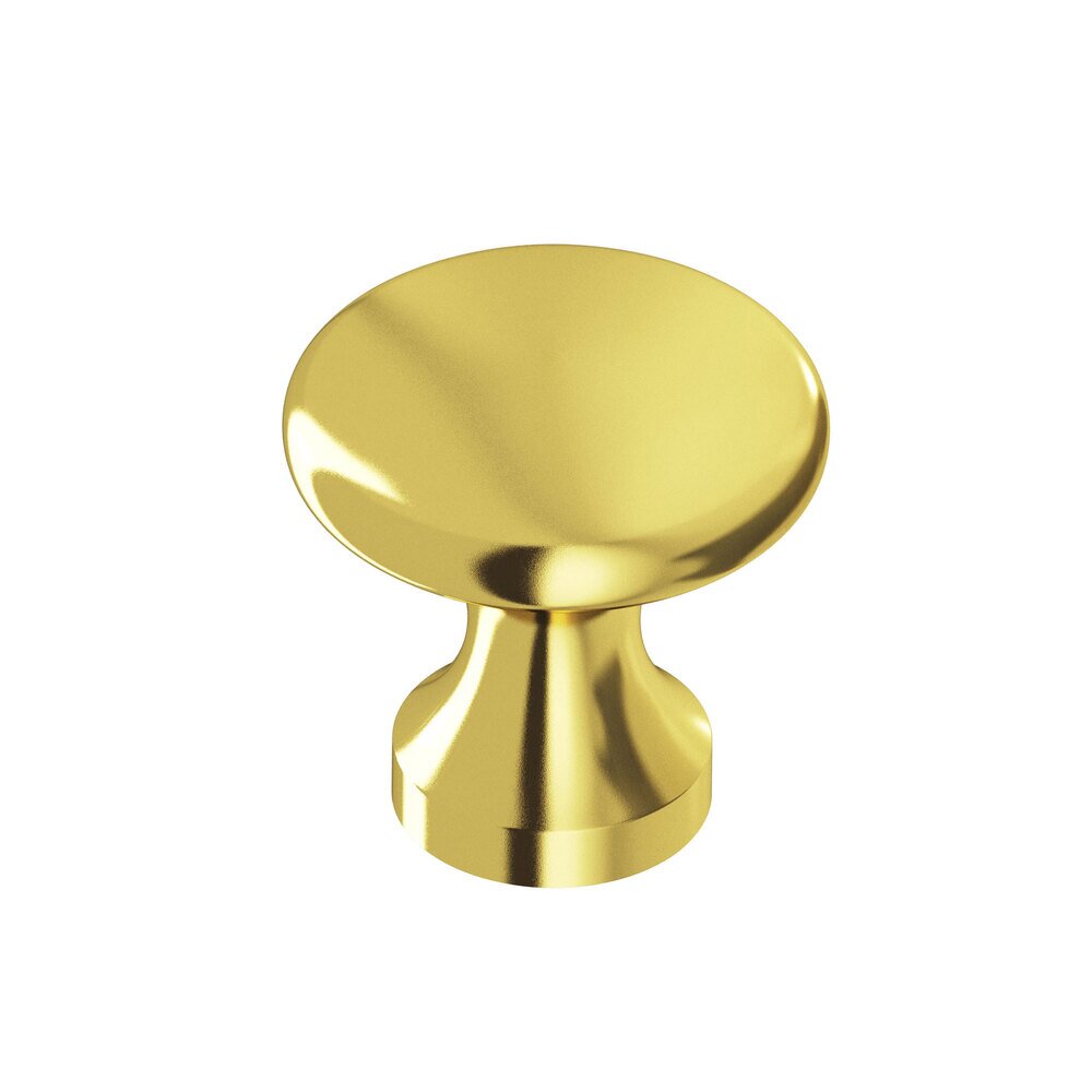Colonial Bronze 7/8" Diameter Knob In French Gold